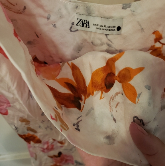 Zara Sexy Floral Slip Dress - Picture 9 of 9